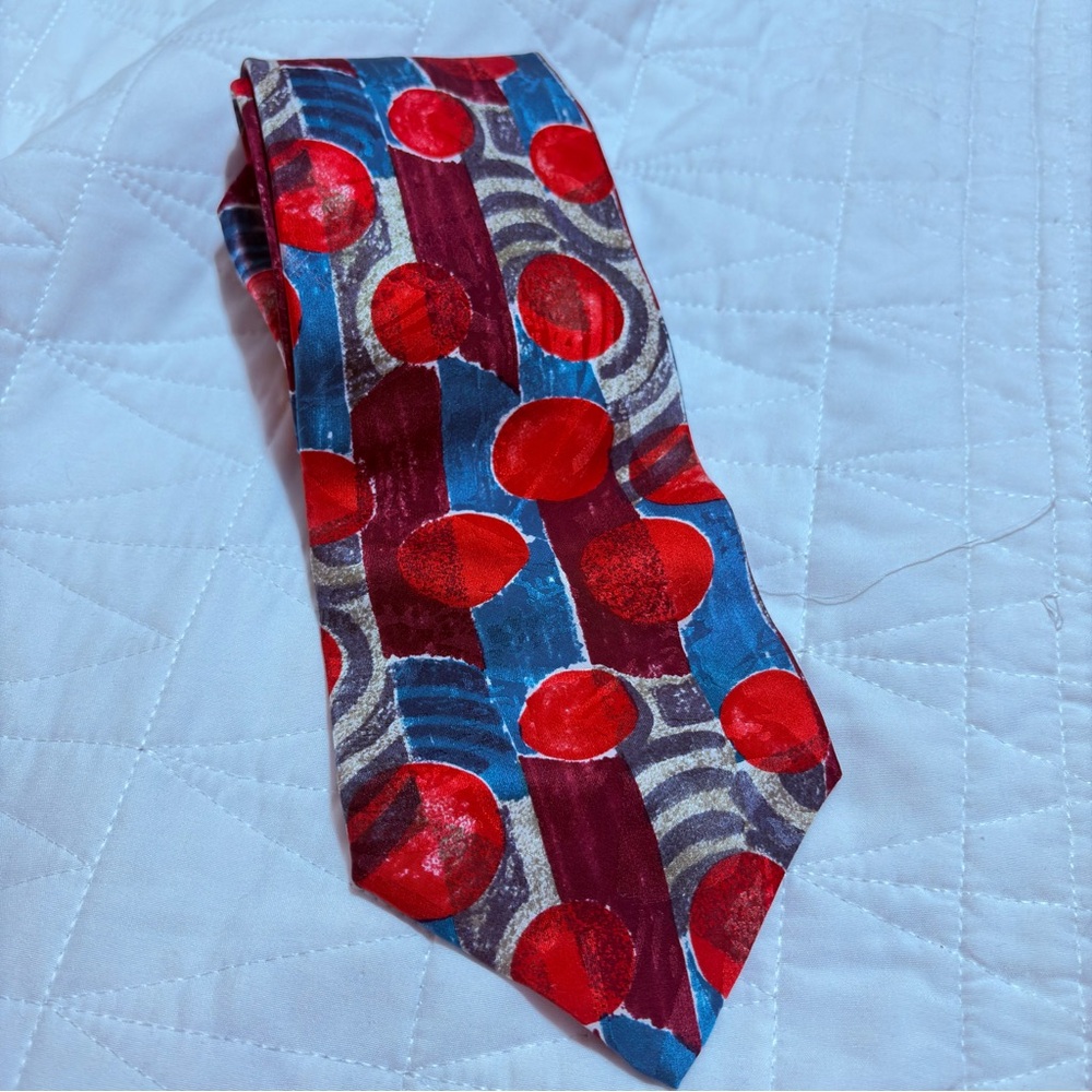 VTG J.T. Beckett 100% Silk Tie Made in Italy RN 11935 (J.C.Penney Private Label)